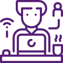 Web Design and WordPress Specialists 13 Graphic depicting new business owner