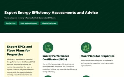 Web Design and WordPress Specialists 25 Energy Efficiency Experts Website